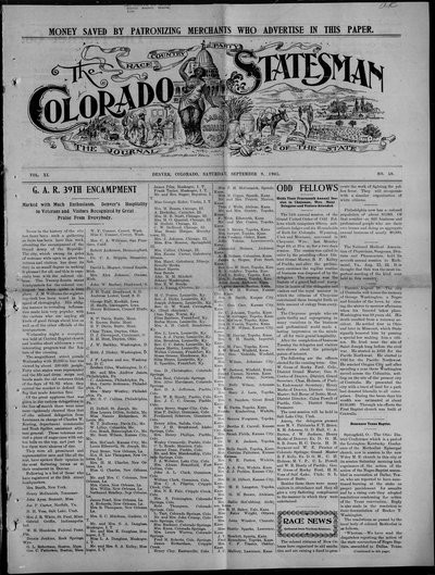 Colorado Statesman, Sep 9, 1905