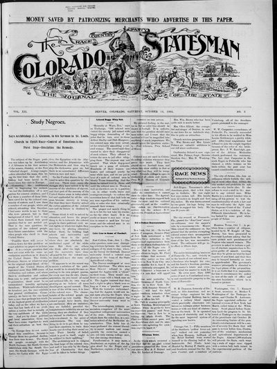 Colorado Statesman, Oct 14, 1905