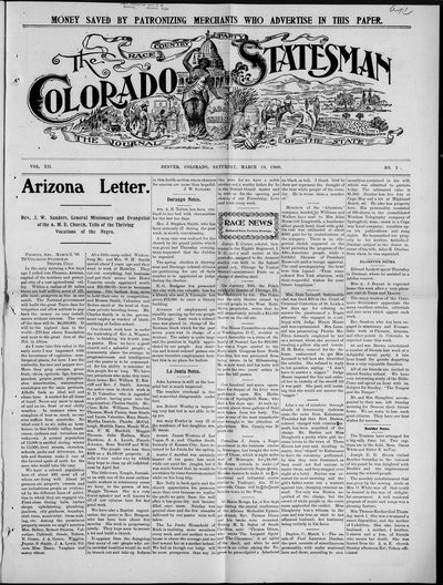 Colorado Statesman, Mar 10, 1906