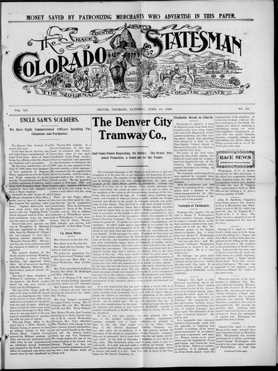 Colorado Statesman, Apr 14, 1906