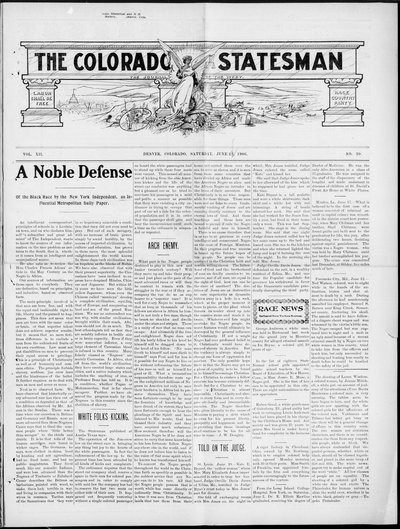 Colorado Statesman, Jun 23, 1906