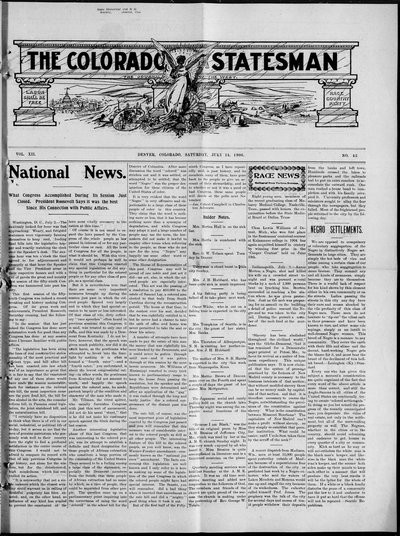 Colorado Statesman, Jul 14, 1906