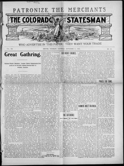 Colorado Statesman, Sep 15, 1906