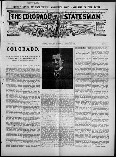 Colorado Statesman, Jan 19, 1907
