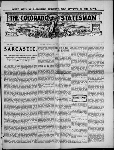 Colorado Statesman, Jan 26, 1907