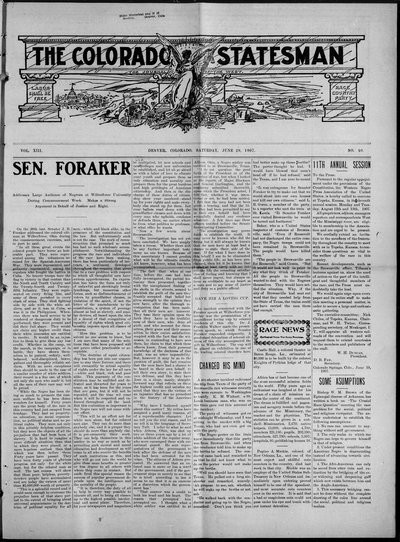 Colorado Statesman, Jun 29, 1907