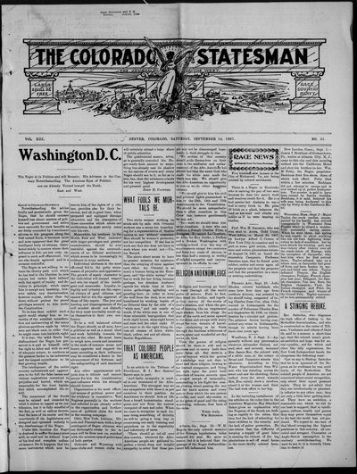 Colorado Statesman, Sep 14, 1907