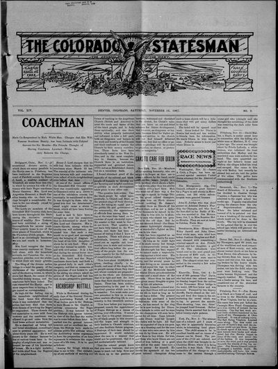 Colorado Statesman, Nov 16, 1907