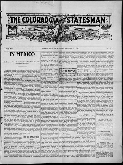 Colorado Statesman, Dec 14, 1907