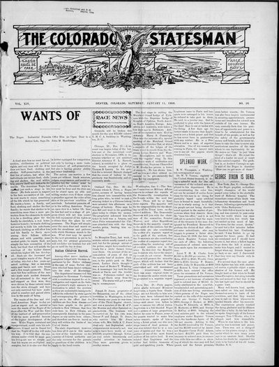 Colorado Statesman, Jan 11, 1908