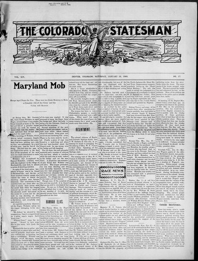 Colorado Statesman, Jan 18, 1908