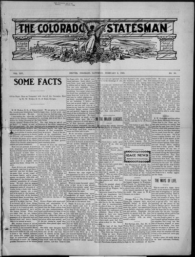 Colorado Statesman, Feb 8, 1908