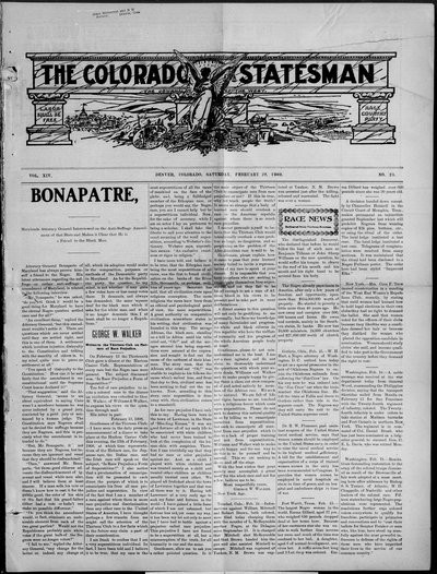 Colorado Statesman, Feb 29, 1908