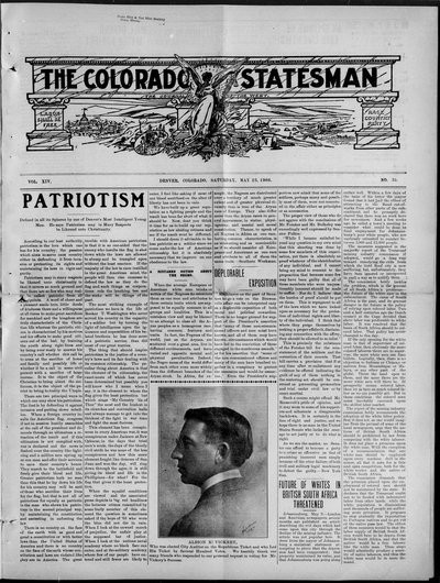 Colorado Statesman, May 23, 1908