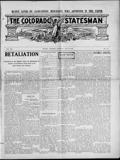 Colorado Statesman, May 30, 1908