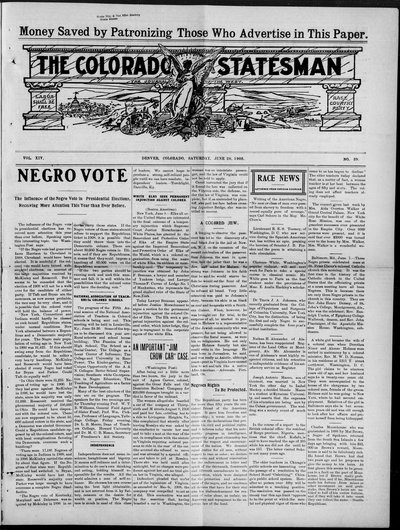 Colorado Statesman, Jun 20, 1908