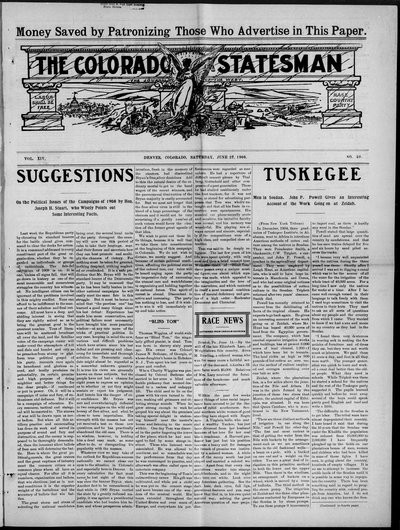 Colorado Statesman, Jun 27, 1908