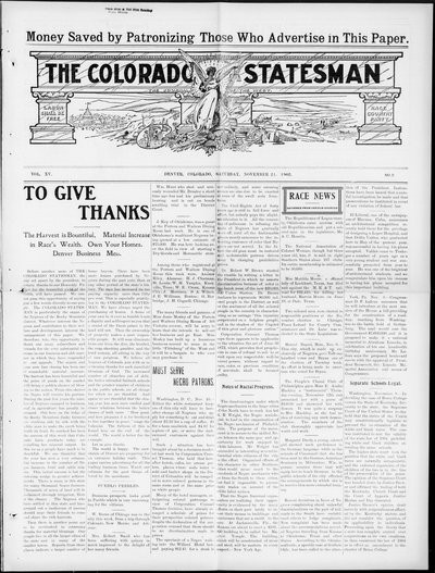 Colorado Statesman, Nov 21, 1908