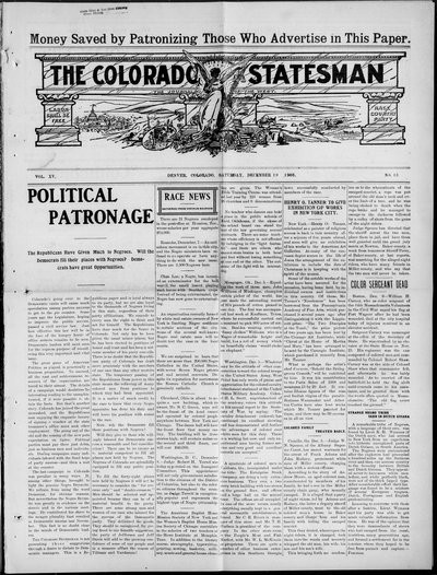 Colorado Statesman, Dec 19, 1908