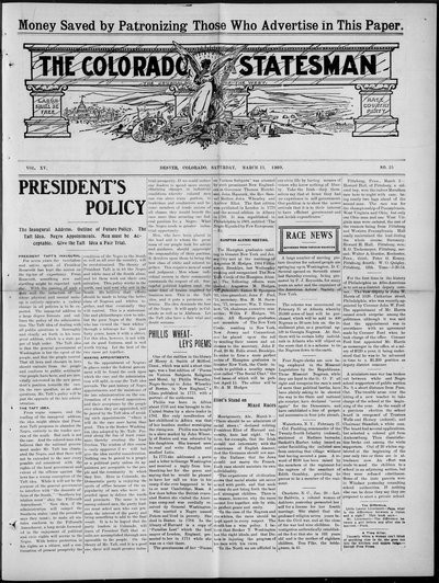 Colorado Statesman, Mar 13, 1909