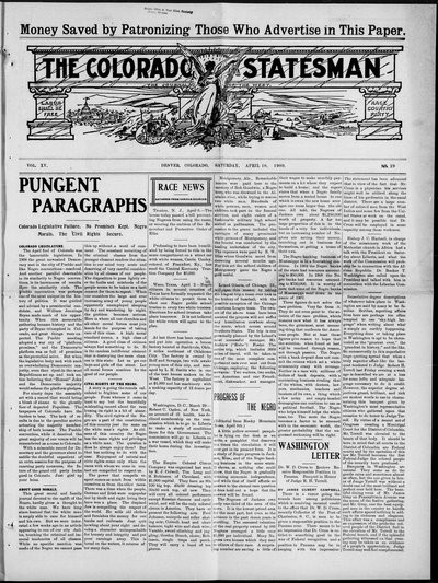 Colorado Statesman, Apr 10, 1909