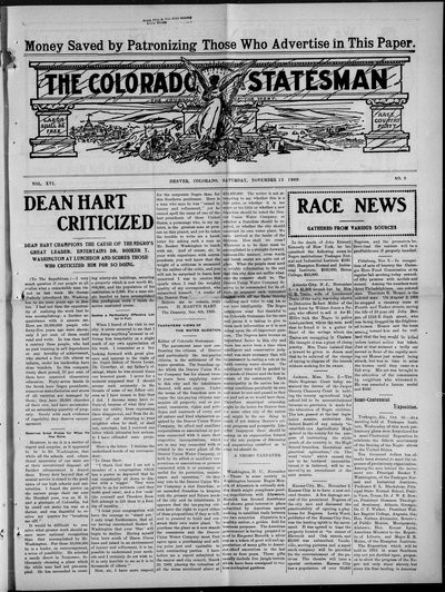 Colorado Statesman, Nov 13, 1909