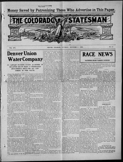 Colorado Statesman, Dec 11, 1909