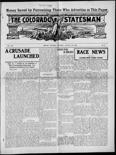Colorado Statesman, Jan 29, 1910