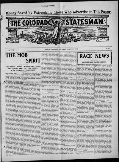 Colorado Statesman, Mar 26, 1910