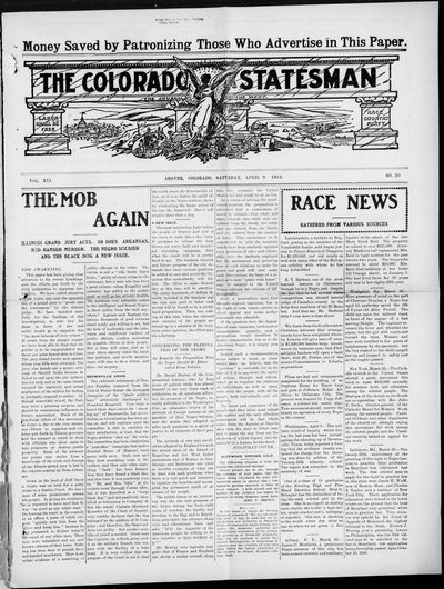 Colorado Statesman, Apr 9, 1910