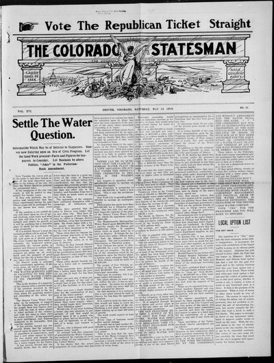 Colorado Statesman, May 14, 1910