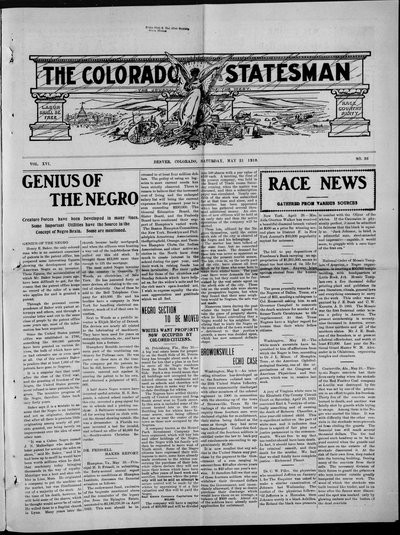Colorado Statesman, May 21, 1910