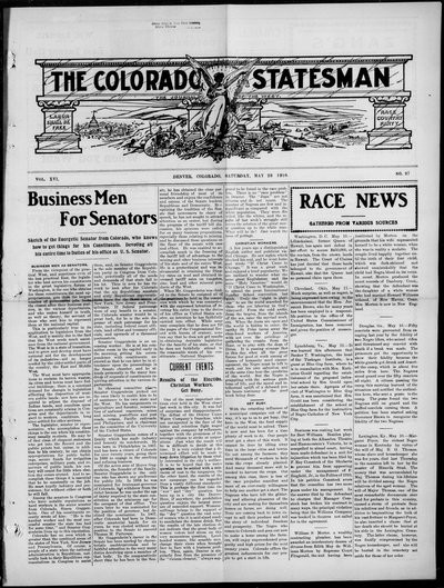 Colorado Statesman, May 28, 1910
