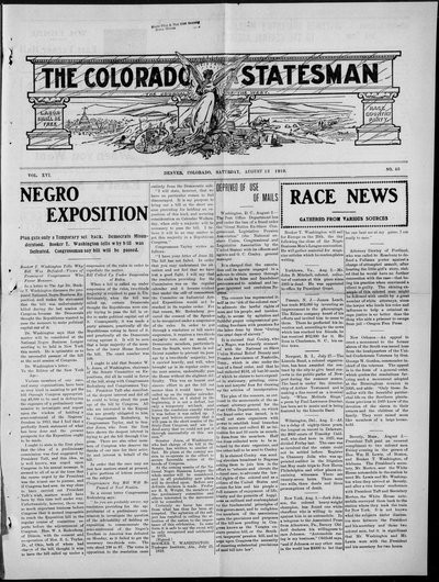 Colorado Statesman, Aug 13, 1910