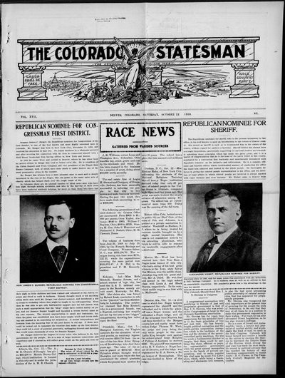 Colorado Statesman, Oct 22, 1910