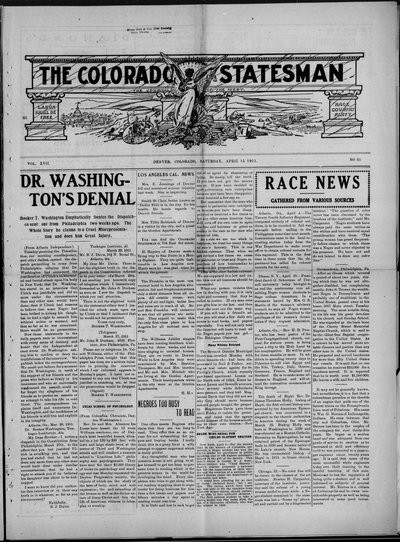 Colorado Statesman, Apr 15, 1911