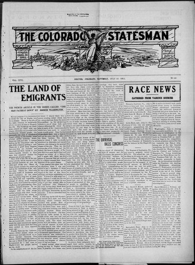 Colorado Statesman, Jul 15, 1911