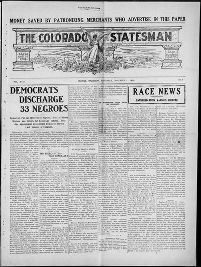 Colorado Statesman, Nov 11, 1911