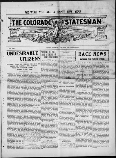 Colorado Statesman, Dec 30, 1911