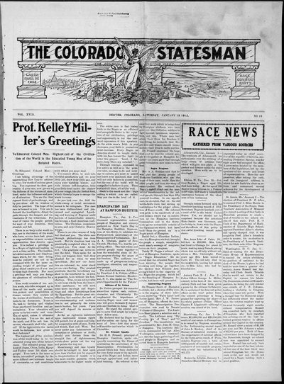 Colorado Statesman, Jan 13, 1912