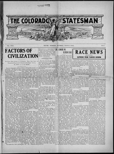 Colorado Statesman, Mar 16, 1912