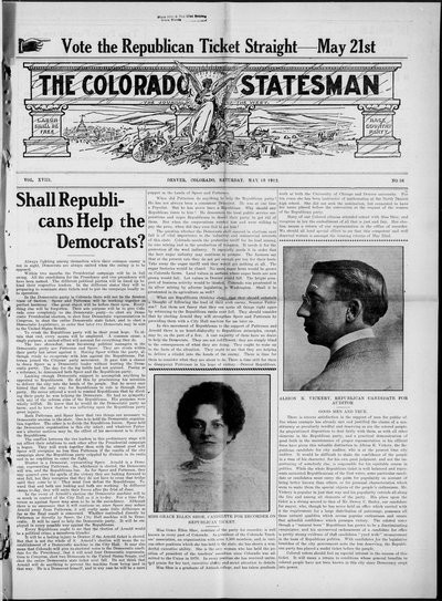 Colorado Statesman, May 18, 1912