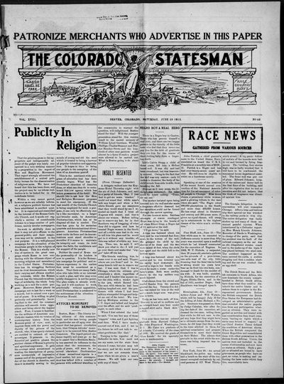 Colorado Statesman, Jun 29, 1912