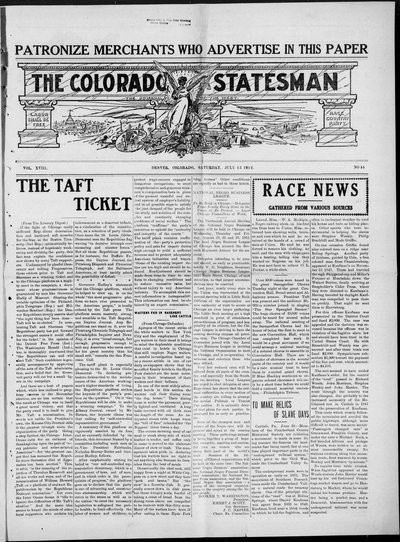 Colorado Statesman, Jul 13, 1912
