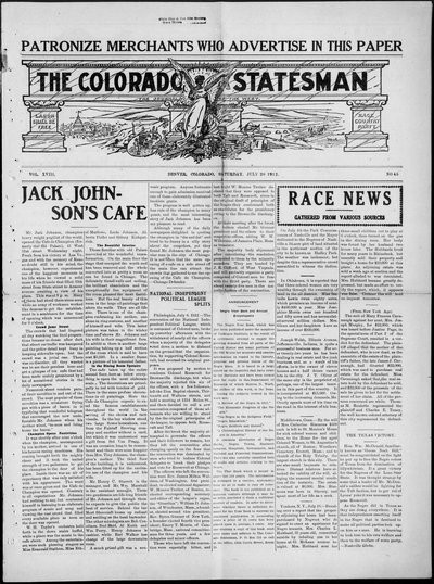 Colorado Statesman, Jul 20, 1912