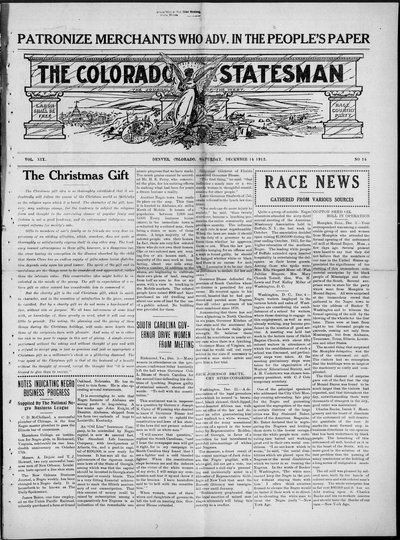 Colorado Statesman, Dec 14, 1912