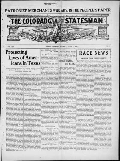 Colorado Statesman, Mar 15, 1913