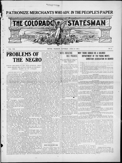 Colorado Statesman, Apr 12, 1913