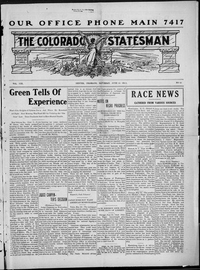Colorado Statesman, Jun 14, 1913