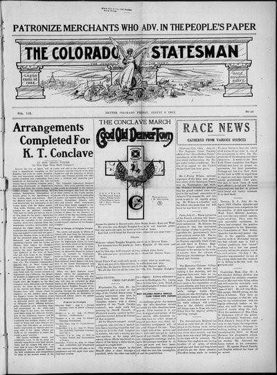 Colorado Statesman, Aug 8, 1913